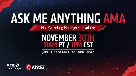 AMD Red Team x TRYX Ask Me Anything (AMA) Sweepstakes .